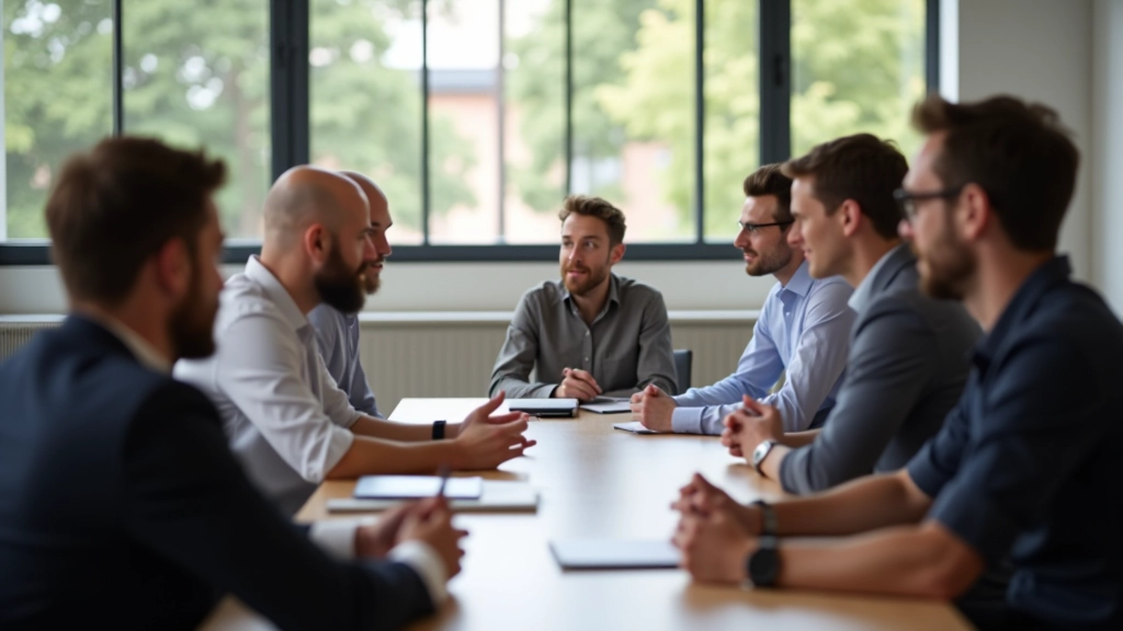 Teilnehmer in einem Achtsamkeit Digital GmbH Kurs während einer interaktiven Sitzung