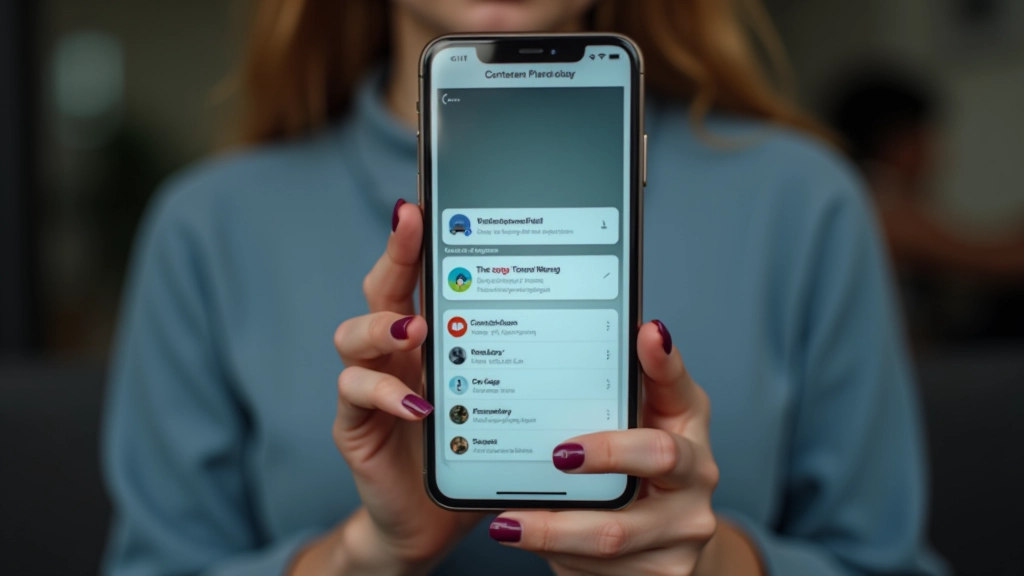Smartphone-Bildschirm mit mehreren Benachrichtigungen, die Aufmerksamkeit ablenken und unterbrechen